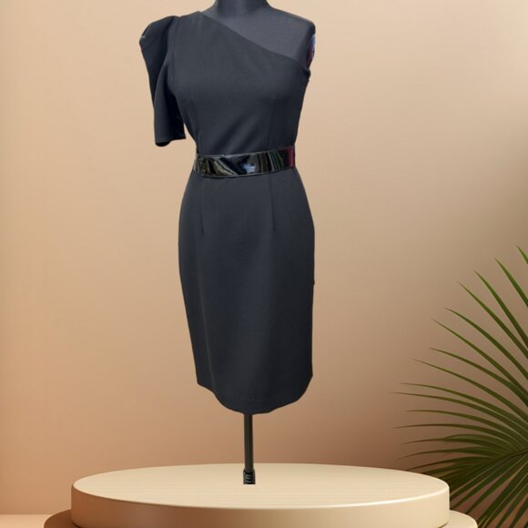 Michael Kors black one shoulder dress sexy, and elegant. $302 - Picture 3 of 4